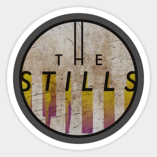 THE STILLS - VINTAGE YELLOW CIRCLE Sticker